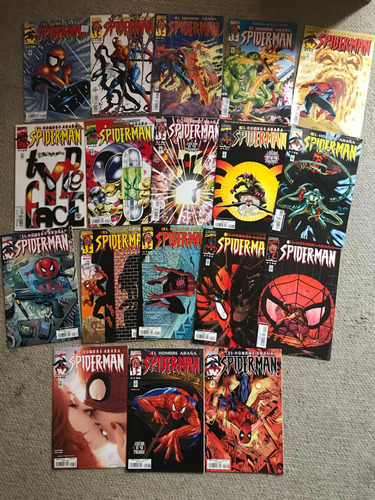 Lote Comics 17 Spiderman Mundo Vid Varios Numeros Español