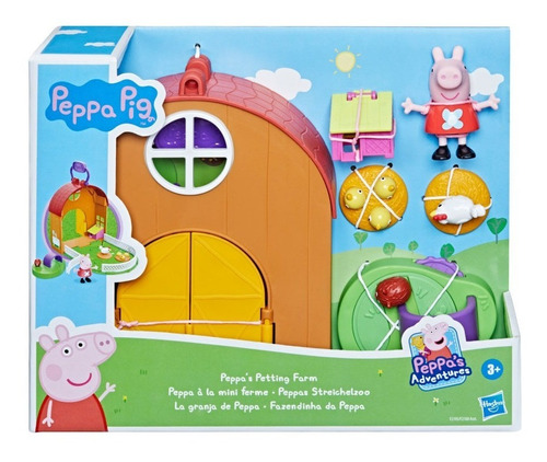 Peppa Pig Set Granja + Figura Y Accesorios - Vamos A Jugar