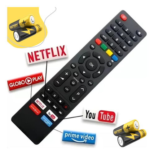 Controle Remoto Universal Compatível Com Philco Smart Tv Net