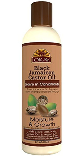 Acondicionador No Se Enjuaga Ace: Castor Jamaicano Ngr 237ml