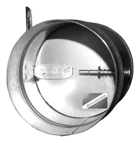Compuerta Con Cuadrante Manual 4 Galvanizado Calibre 26
