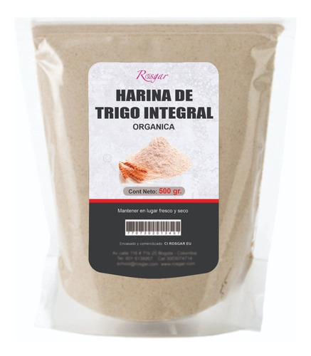 Harina De Trigo Integral 500 Gr