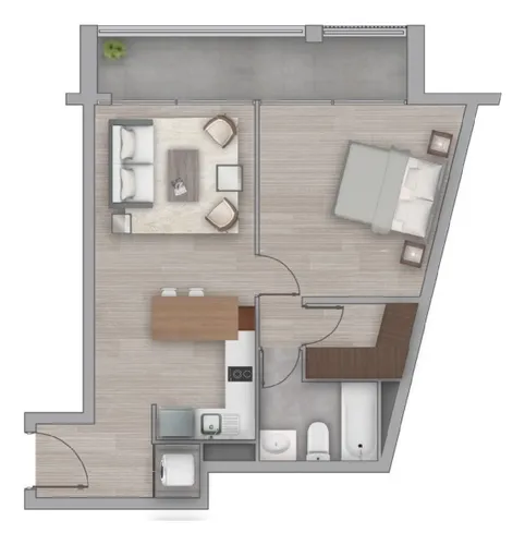 Departamento 1d Y 1b En Echaurren