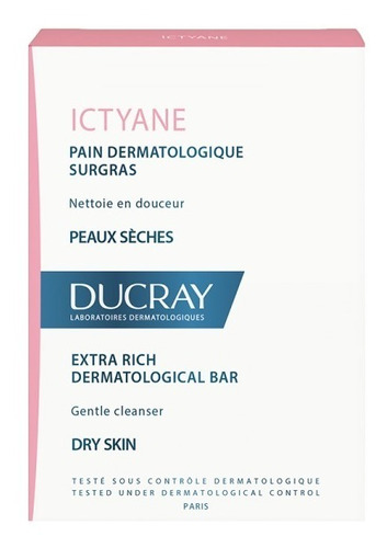 Ducray Ictyane Barra Emoliente Para Pieles Secas De 100gr