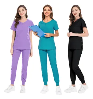 U Bárbara Pijama Quirúrgica Scrub Jogger Uniforme Antifluido