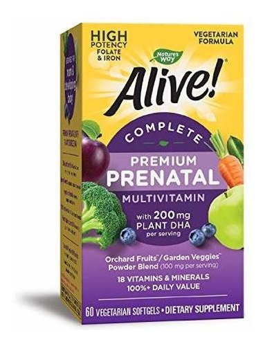 Naturalezas Manera Vitamina A Multi Prenatal, 60 Cuenta