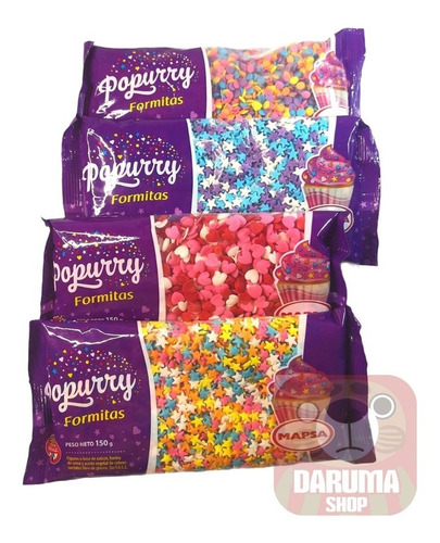 Imagen 2 de 5 de Popurry Formitas Comestibles Mapsa Reposteria Grana Sin Tacc