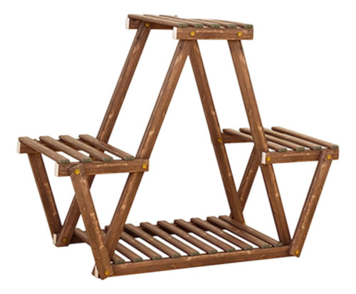 Soporte De Madera Para , Expositor De Flores, Rústico,
