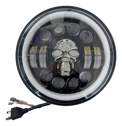 Optico Led Ojo De Angel 5 Colores + Giro H4 Universal/jeep