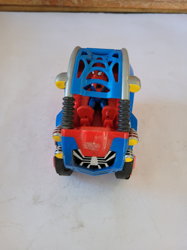 Spiderman Adventures Playskool Heroes Flip-out Stunt Buggy 3 (Usado)