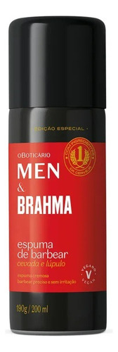 Espuma De Barbear Men E Brahma 190g O Boticário