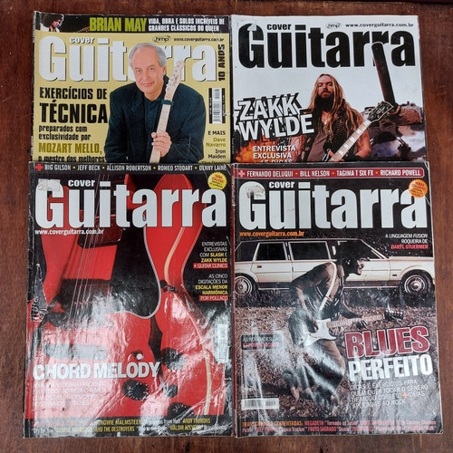 Imagem 6 de 7 de Lote 16 Revistas Antigas Cover Guitarra