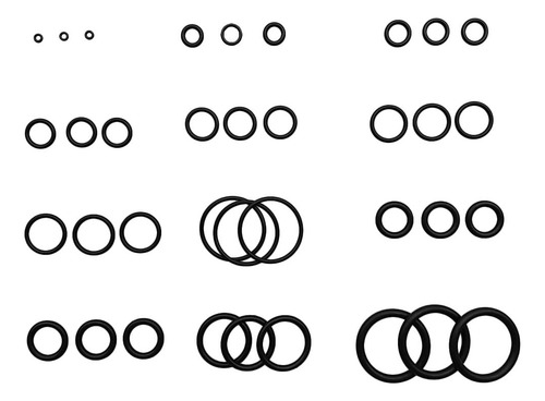 36 Unids Caucho De Nitrilo Sellado O Anillos Lavadora Para
