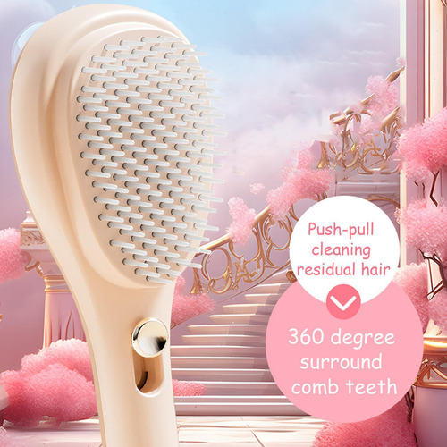 Peine De Masaje Antiestático Cepillo De Pelo Para Mujeres Ce