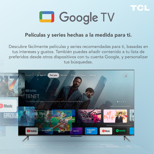 Qled 55 Tcl 55c635 4k Hdr Smart Tv Google Tv