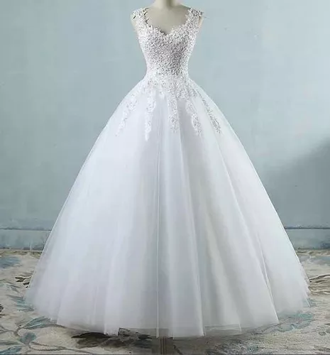 Vestido de Noiva Estilo Princesa Rodado