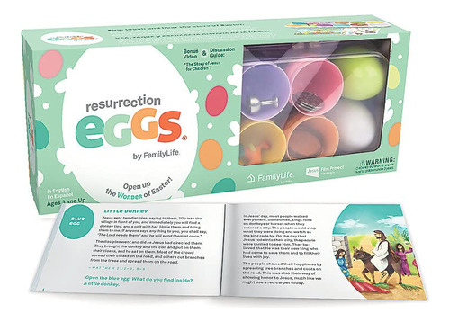 Resurrection Eggs 12-piece Easter Egg Set With Religious Fig