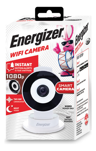 Energizer Smart Wi-fi - Cámara Interior Blanca, P Hd, Sopo.