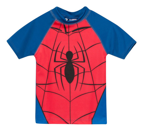 Remera Niño Proteccion Solar Uv Spiderman Original