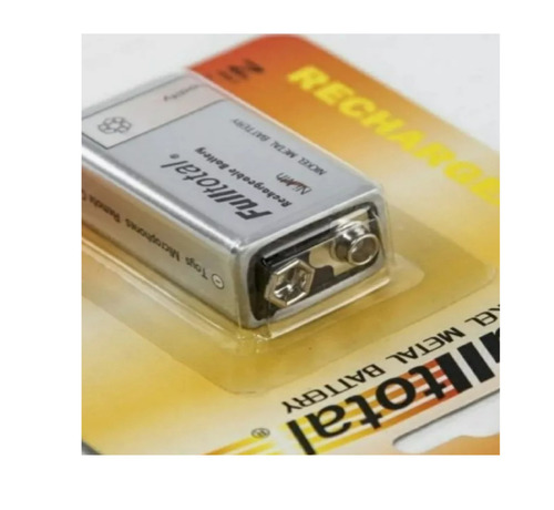 Imagen 2 de 2 de Batería 9V Fulltotal Recargable 083-3071 rectangular 1 unidad