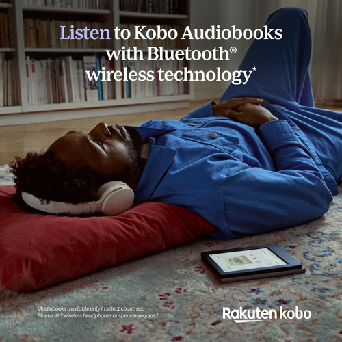 Ereader Kobo Clara Colour 6, Tinta Electrónica Sin Deslumbra