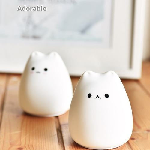 Lámpara Para Dormir R3 Con Forma De Gato, Dibujos Animados,