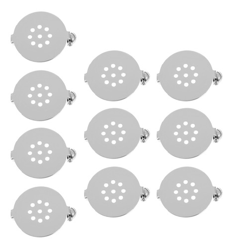 Componente De Soporte Para Broches Con Botones En Blanco, 10