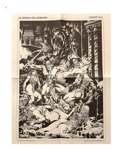 Conan, El Bàrbaro Pòsters Orginales Comics Forum (Usado)