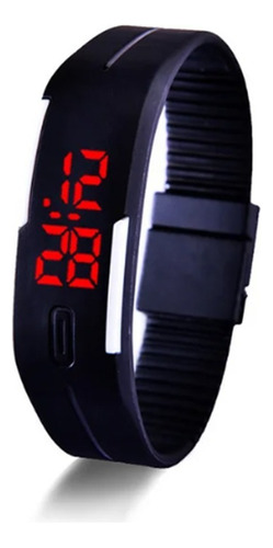 Relojes Digitales Led Unisex, Pulsera Deportiva De Goma