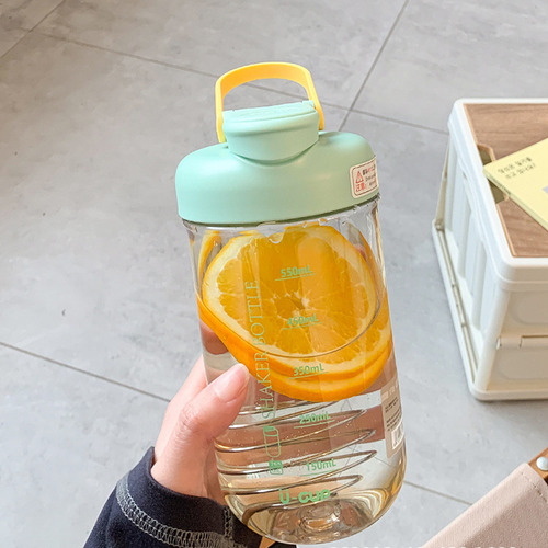 Vaso Shaker Vaso Mezclador Shaker Para Proteina En Caja 750ml Verde
