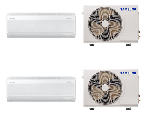Combo 2 Ar-condicionado Inverter Windfree Ai 12.000 Btus Fri Cor Branco 220V Voltagem da unidade externa 220V