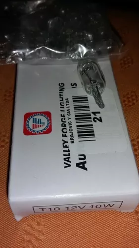 Ampolletas T10 ( Cola Pescado)12 Volts 10 W Caja De 10 Uni