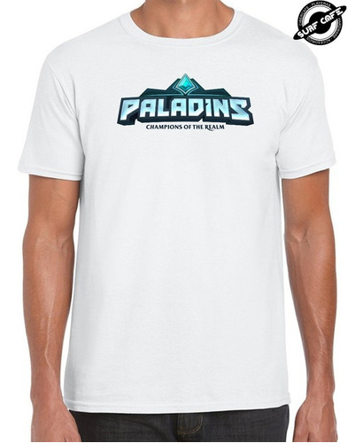 Playera Blanca Con Sublimado De Paladins