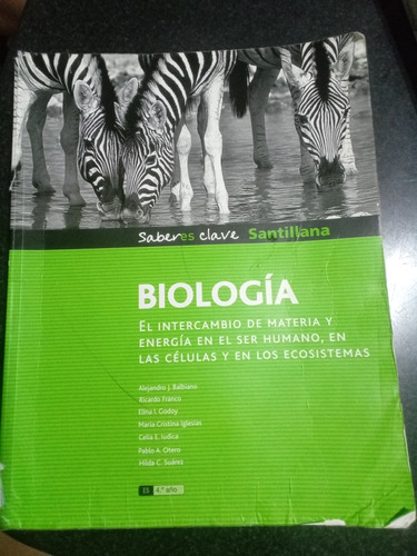 Biologia. El Intercambio De Materia Y Energia