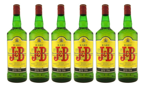 Pack De 6 Whisky J&b Blended Scotch 1 L