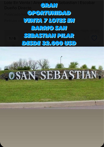 Venta Lotes En Barrio San Sebastian Desde 32.000 Usd