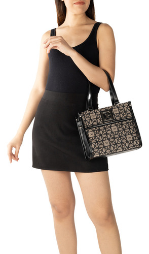 Bolsa Tote Cloe Parul Mediano Color Multicolor