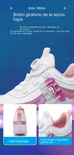 L Patines Led Rosa Recargables De Dos Ruedas Para Chicas