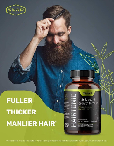 Suplemento Cabello & Barba Hairtonic 60 Caps