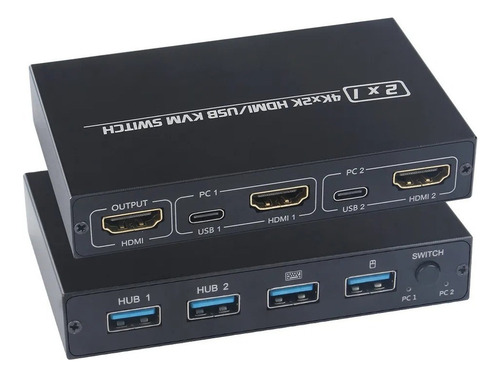 Conmutador Para Kvm Hdmi Teclado Ratón Impresora Compartir .