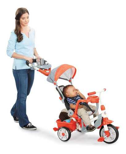 Little Tikes 5-in-1 Deluxe Ride Relax Triciclo Paseador Bebe