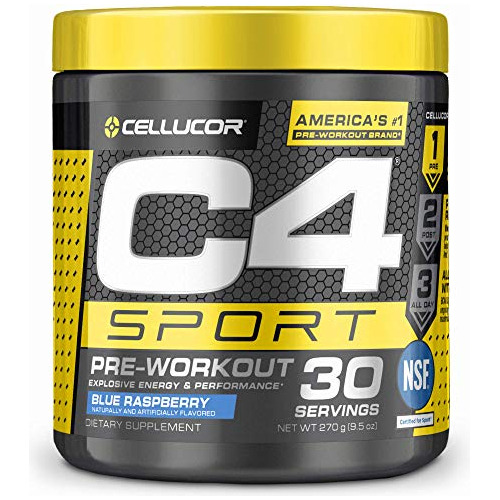 Cellucor C4 Ripped Sport, 104600, Pre Entrenamiento, Azul, 1