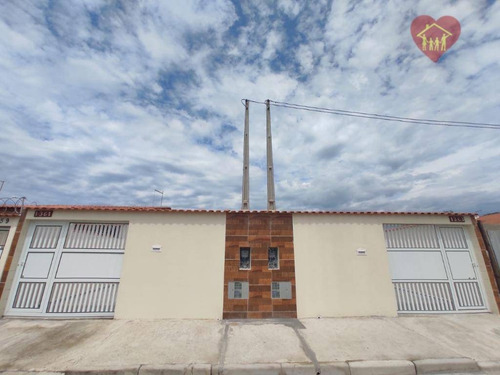 Casa Lado Praia Com Piscina E Churrasqueira Em Itanhaém. - Ca1016