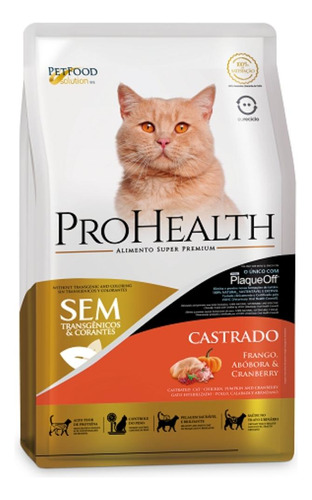 Pro Health Gato Adultos Castrado Frango 5kg