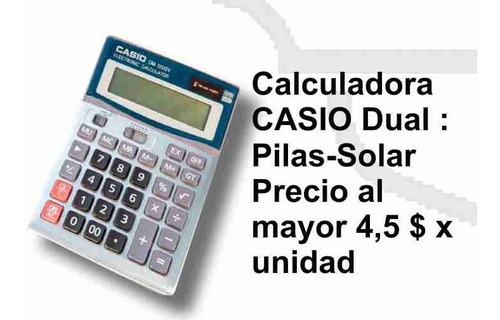 Calculadora Casio Dm1200v Solar Al Mayor