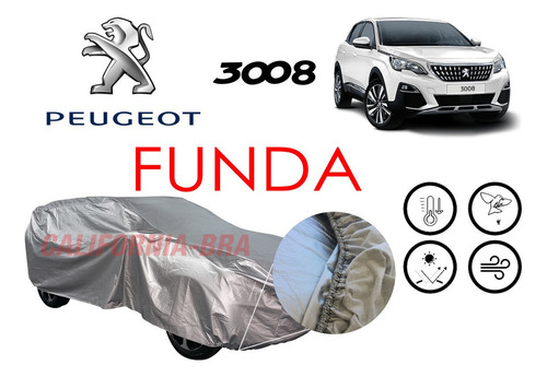 Funda Cubierta Eua Peugeot 3008 2017-2018-2019-2020