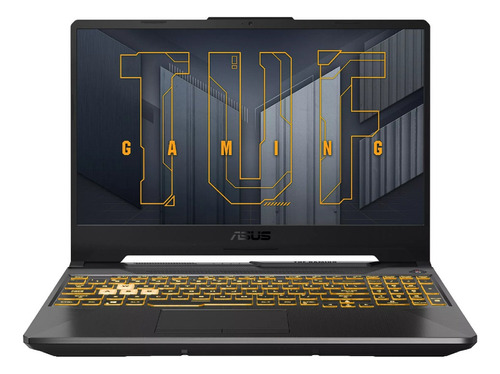 Laptop gamer  Asus TUF Gaming F15 FX506HC eclipse gray 15.6", Intel Core i5 11400H  16GB de RAM 1512GB SSD, NVIDIA GeForce RTX 3050 144 Hz 1920x1080px Windows 10 Home