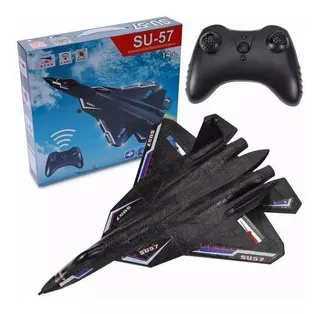 Avião De Brinquedo Controle Remoto Jato Resistente Su57