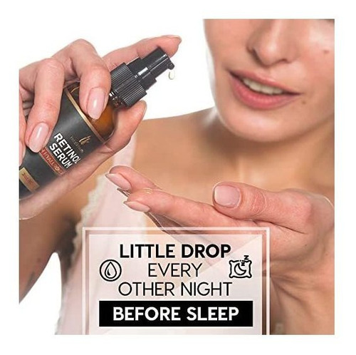 Imagen 5 de 6 de Serum De Retinol Y Ácido Hialurónico Antiedad Importado Usa