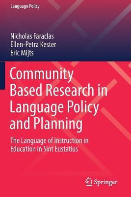 Libro Community Based Research In Language Policy And Pla...